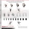 Service Caster 3 Inch 316SS Maroon Poly Swivel 1-3/8 Inch Expanding Stem Caster Set Brake SCC SCC-SS316EX20S314-PPUB-MRN-TLB-138-4 - alternate 2